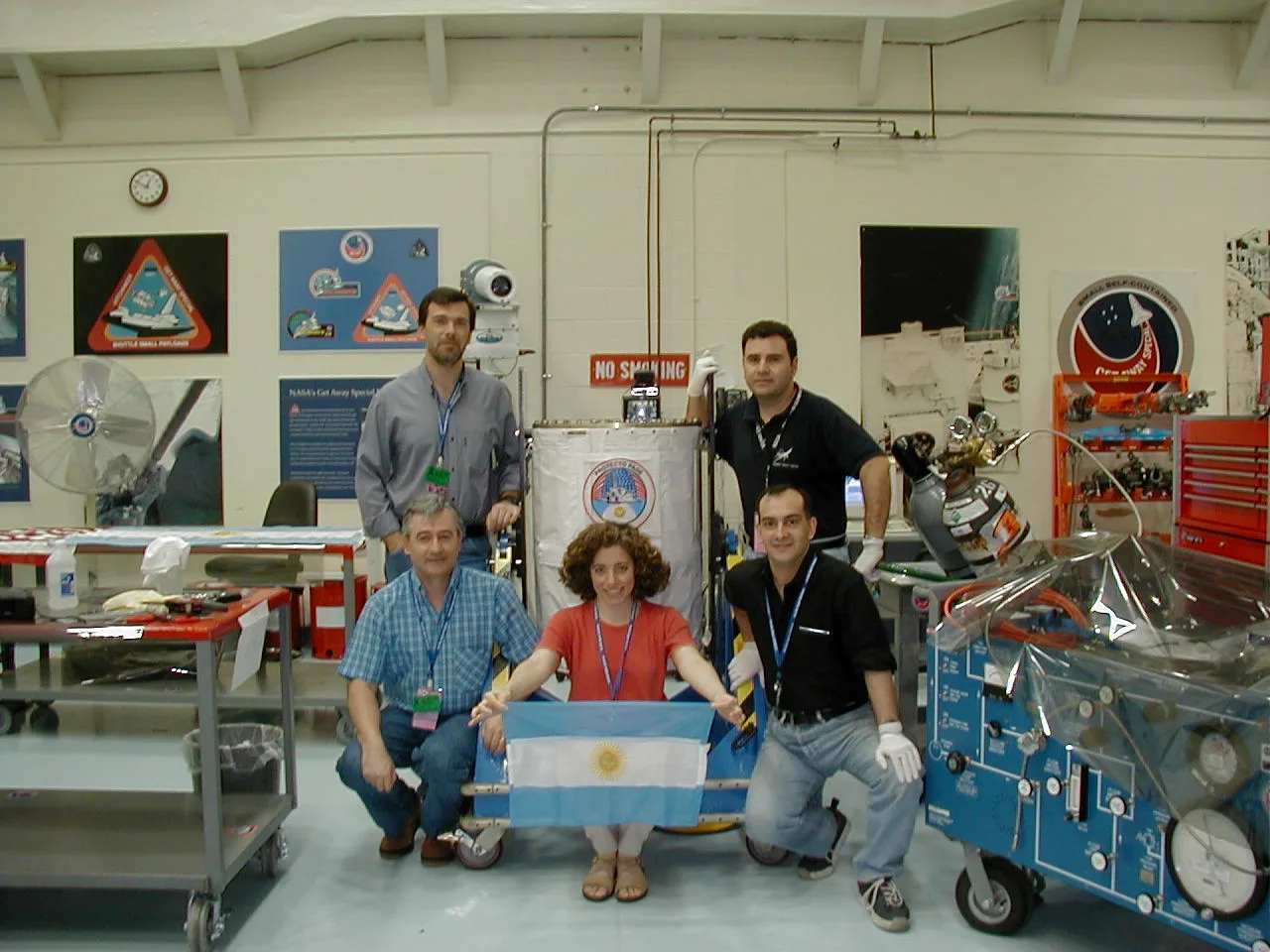 Equipo argentino en la NASA